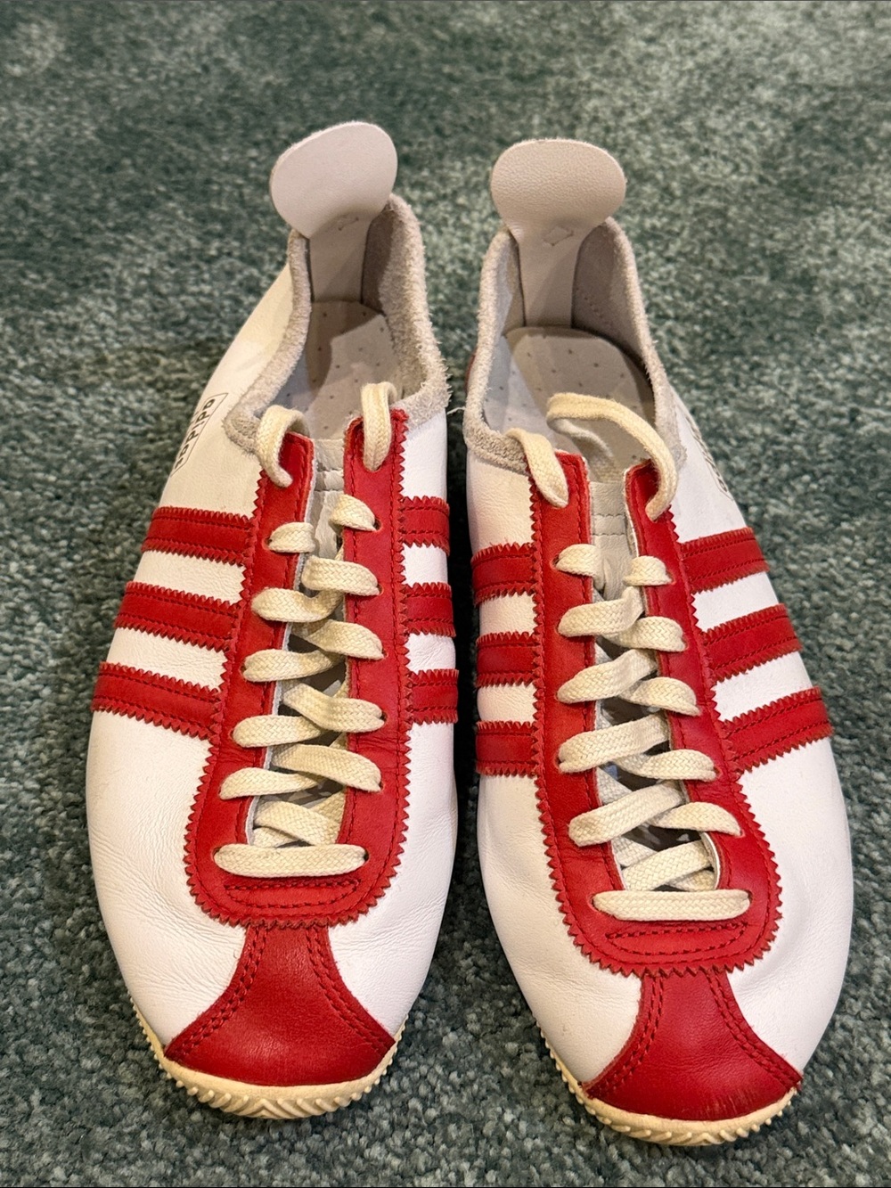 Adidas JAPAN women's Retro Track Sneakers - White & Red